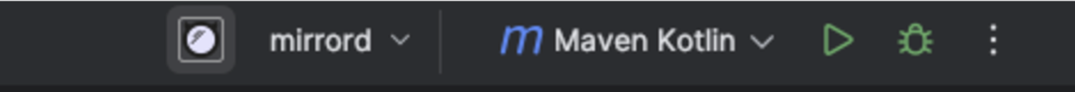 screenshot of mirrord diabled